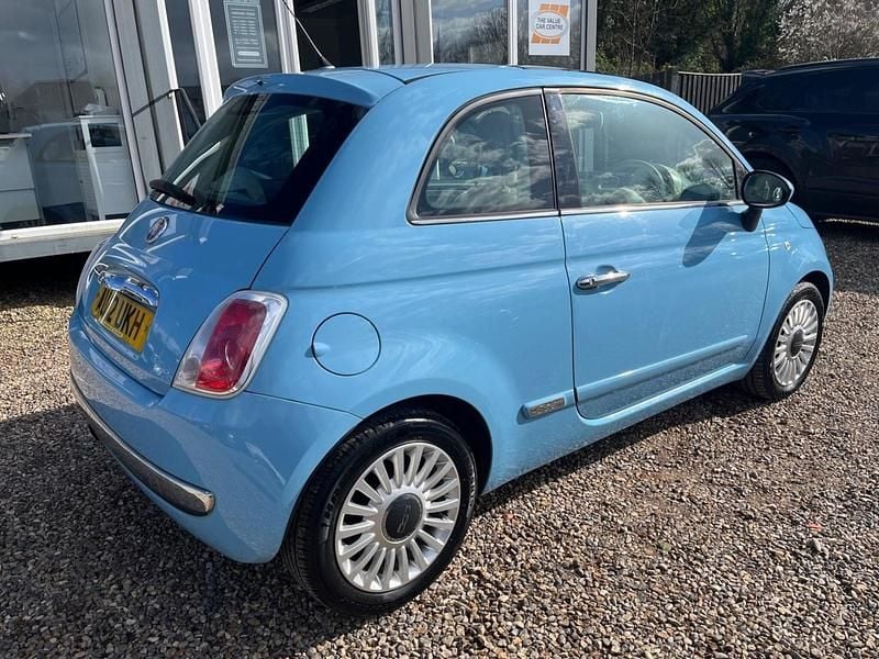Used Fiat 500 Lounge 69 HP (50 kW) 2012 Blue Hatchback