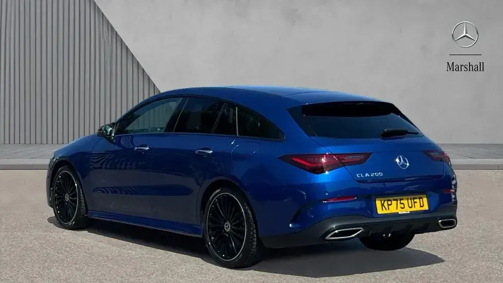 Used Mercedes CLA200 AMG Line Premium Plus 163 HP (119 kW) 2025 Spectral blue metallic