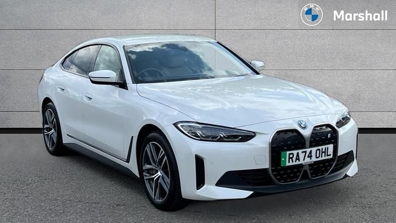 White Used 2025 BMW i4 Sport Line Sedan | £35,219 (Good price) - Image 1/4