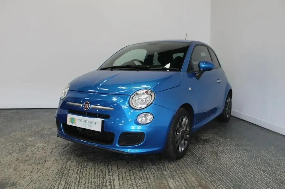 Used Fiat 500 S 69 HP (50 kW) 2014 Blue Hatchback