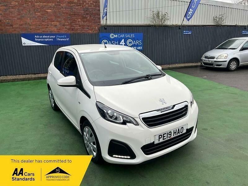 White Used 2019 Peugeot 108 Active Hatchback | £5,795 (Good price) - Image 1/3