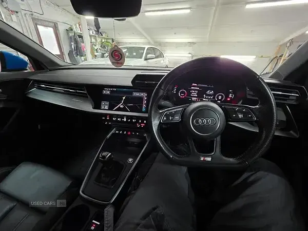Used Audi A3 S-Line 150 HP (110 kW) 2021 Blue Sedan