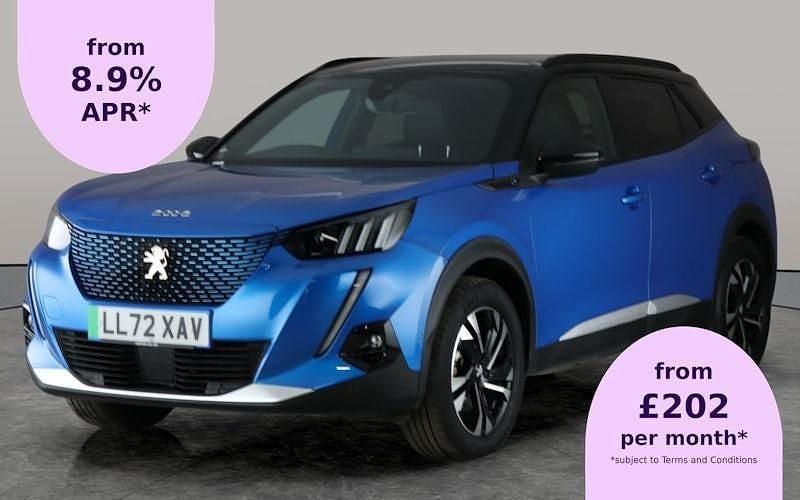 Blue Used 2022 Peugeot e-2008 GTi SUV | £14,617 (Fair price) - Image 1/2