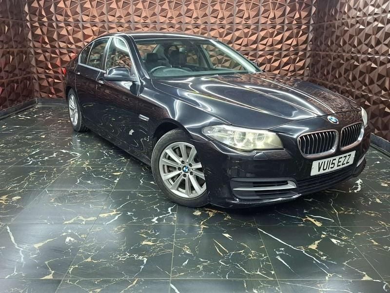 Black Used 2015 BMW 525 Comfort Edition Sedan | £7,499 (Fair price) - Image 1/4