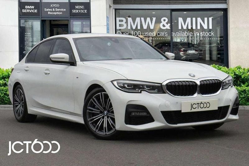 White Used 2019 BMW 330 M Sport Sedan | £20,340 (Fair price) - Image 1/4