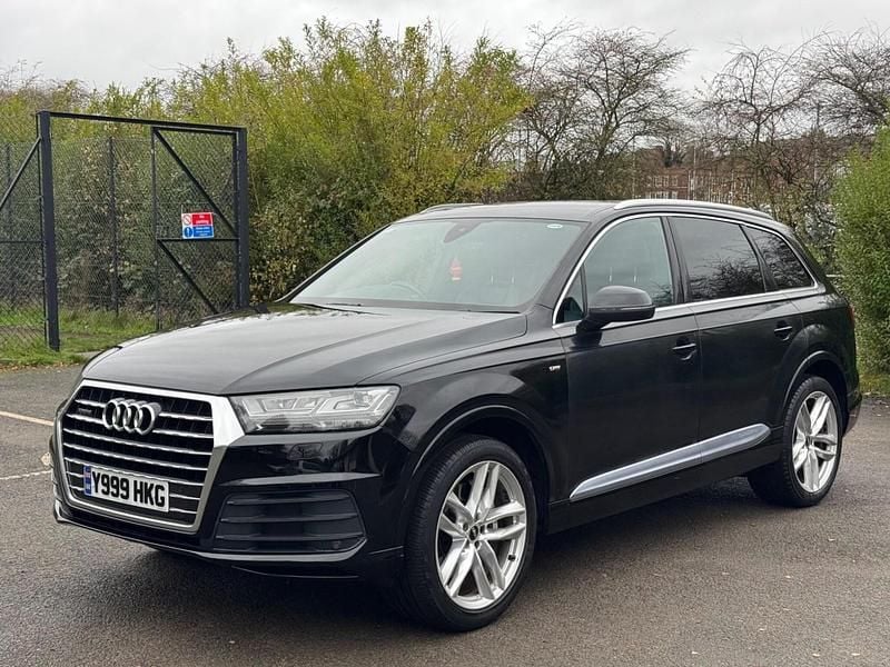 Black Used 2016 Audi Q7 S-Line SUV | £19,795 (Fair price) - Image 1/4