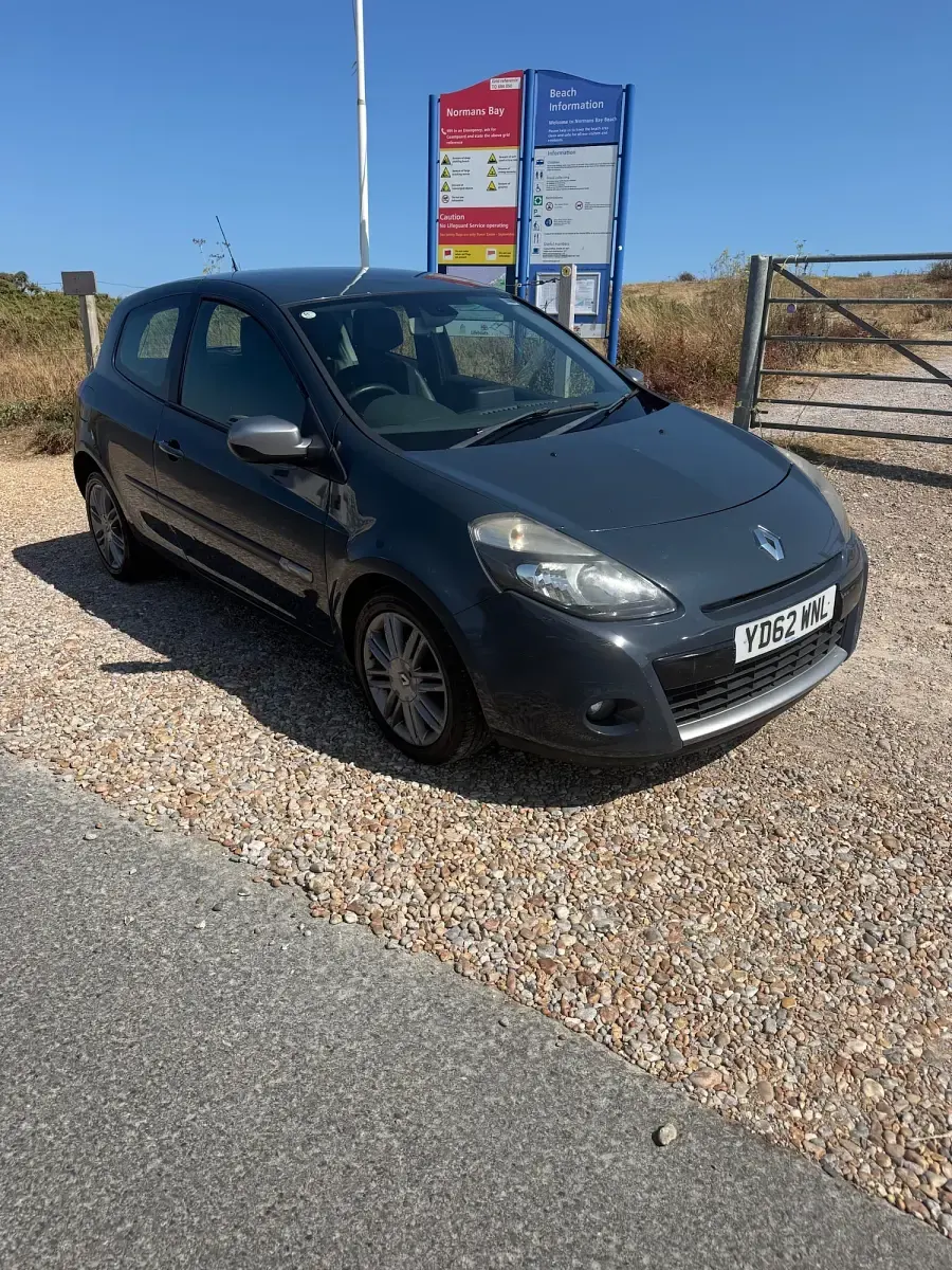 Used Renault Clio Dynamique 75 HP (55 kW) 2012 Blue Hatchback
