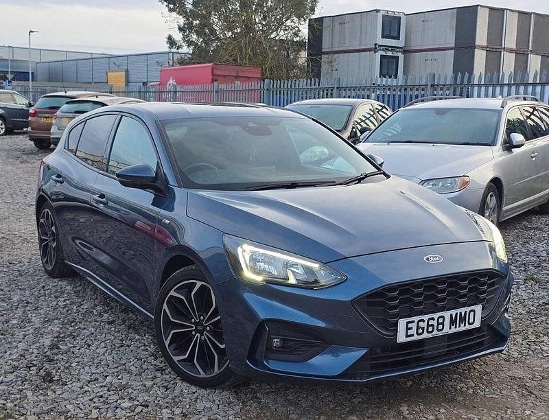 Used Ford Focus ST-Line X 125 HP (91 kW) 2019 Blue Hatchback