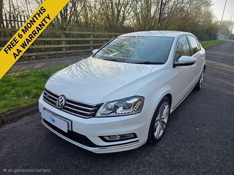 Used VW Passat R-line 140 HP (102 kW) 2014 White Sedan