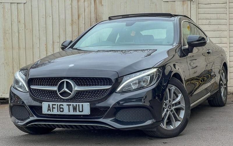 Used Mercedes C200 Premium 184 HP (135 kW) 2016 Black Coupe