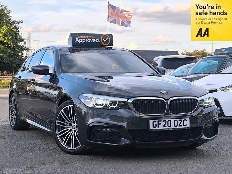 Grey Used 2020 BMW 520 M Sport Sedan | £19,995 - Image 1/4