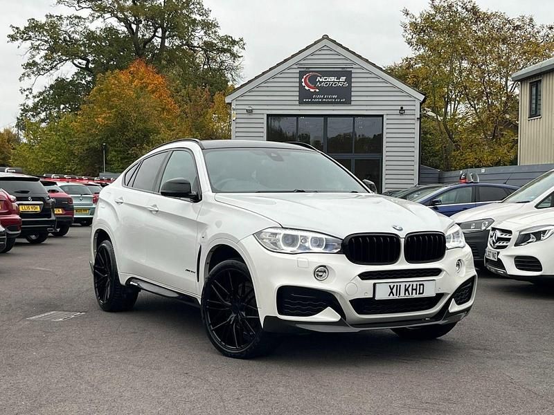 White Used 2016 BMW X6 M Sport SUV | £19,490 (Fair price) - Image 1/4