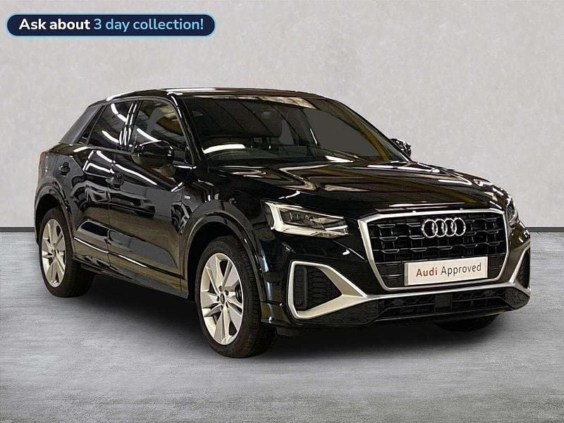 Black Used 2024 Audi Q2 S-Line SUV | £25,489 (Fair price) - Image 1/4