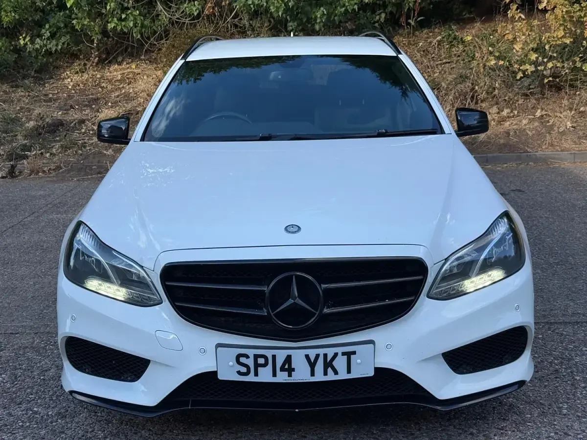 Used Mercedes E300 AMG 2014 White Estate