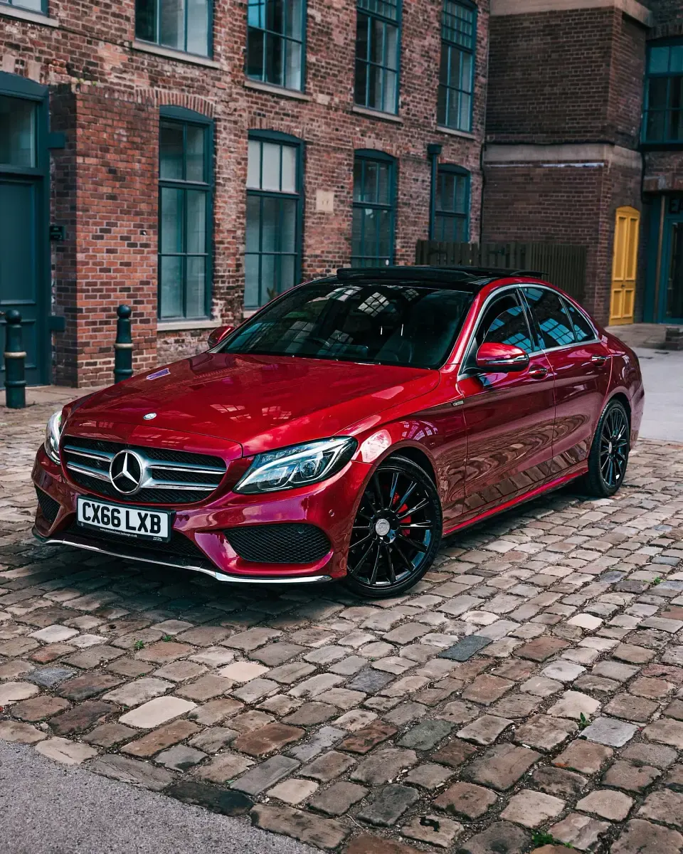 Used Mercedes C220 AMG line 2016 Red Sedan