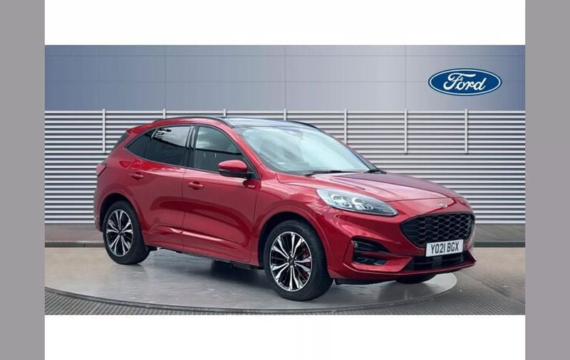 Red Used 2021 Ford Kuga ST-Line X SUV | £19,775 (Good price) - Image 1/4