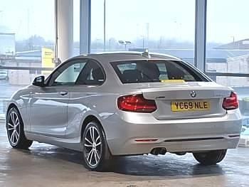 Used BMW 220 Sport Line 190 HP (139 kW) 2019 Silver Coupe