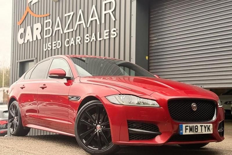 Used Jaguar XF R-Sport 240 HP (176 kW) 2018 Red Sedan