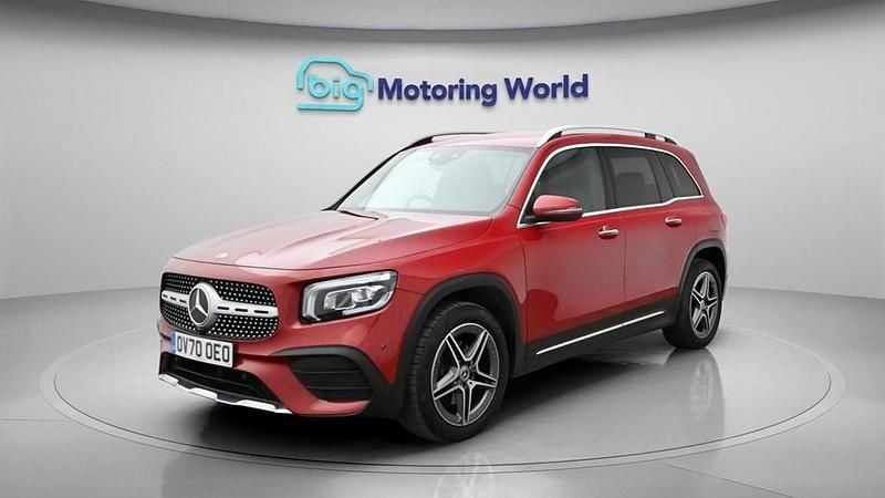 Used Mercedes GLB200 AMG line 163 HP (119 kW) 2020 Red SUV