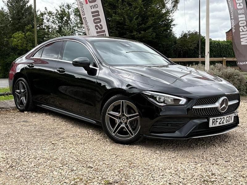 Black Used 2022 Mercedes CLA180 AMG line Sedan | £25,301 (Fair price) - Image 1/4