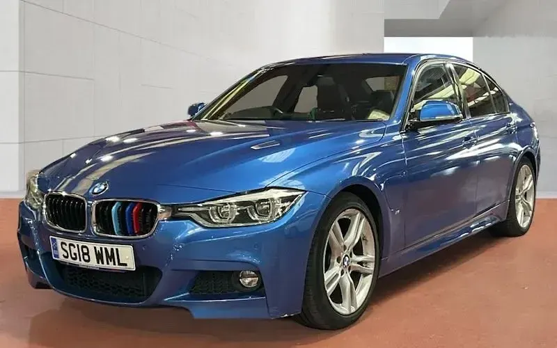 Used BMW 330e M Sport 252 HP (185 kW) 2018 Blue Sedan