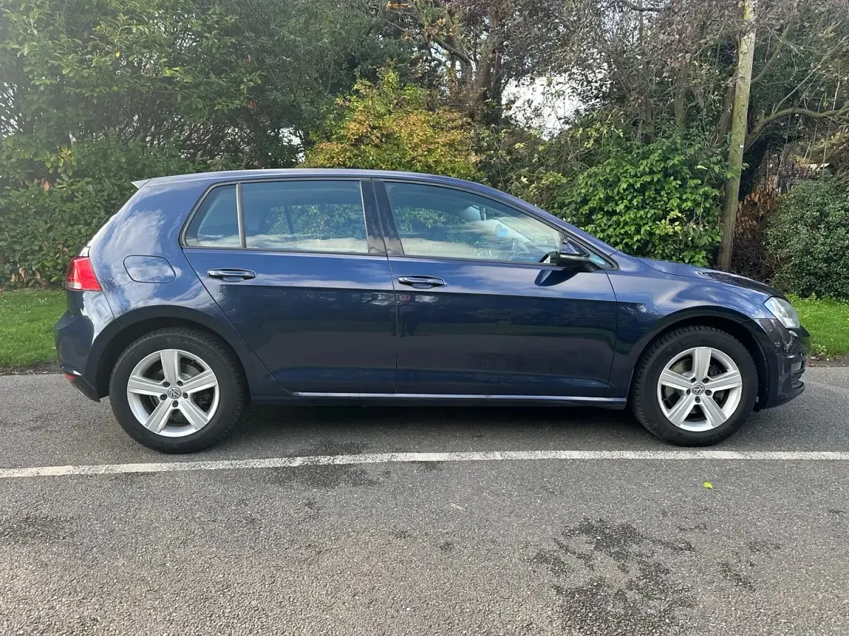 Used VW Golf VII Match 2015 Blue Hatchback