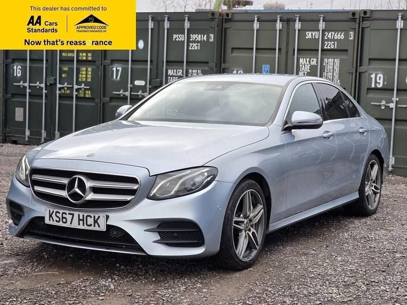 Used Mercedes E350 AMG line 258 HP (189 kW) 2017 Silver Sedan