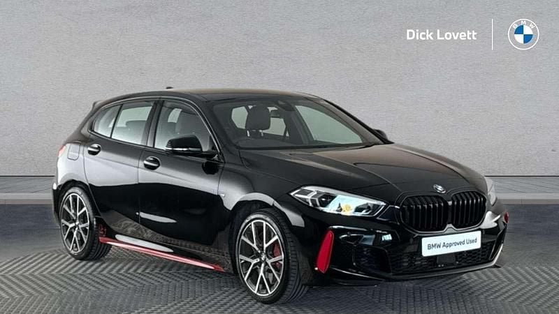 Black Used 2023 BMW 128 Shadowline Hatchback | £25,500 (Good price) - Image 1/4