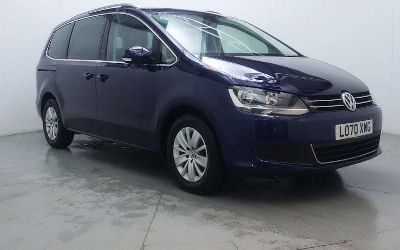 Used VW Sharan SE 150 HP (110 kW) 2021 Blue MPV