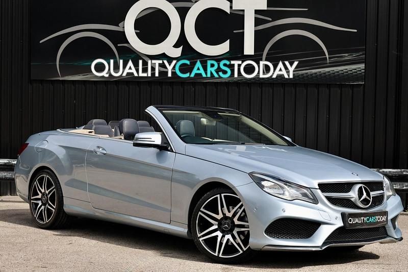 Used Mercedes E220 AMG 170 HP (125 kW) 2013 Silver Cabriolet