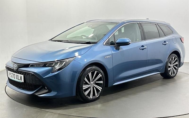 Usado Toyota Corolla Design 122 HP (89 kW) 2021 Azul Carrinha