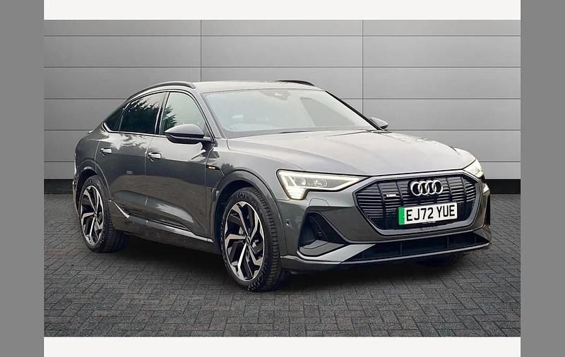 Grey Used 2023 Audi e-tron Sportback Black Edition SUV | £36,495 - Image 1/4