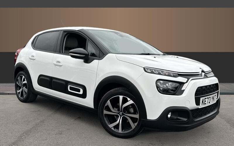 White Used 2023 Citroën C3 PureTech Hatchback | £13,983 (Good price) - Image 1/4