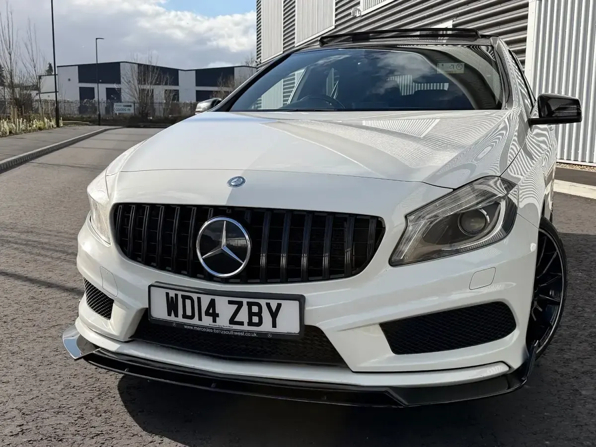 Used Mercedes A220 AMG 2014 White Hatchback