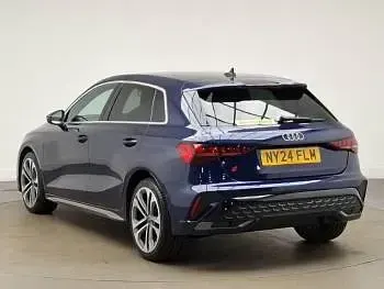 Used Audi A3 S-Line 150 HP (110 kW) 2024 Blue Hatchback