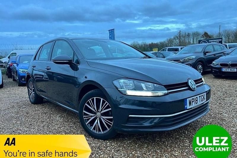 Grey Used 2018 VW Golf VII SE Hatchback | £7,250 (Good price) - Image 1/1