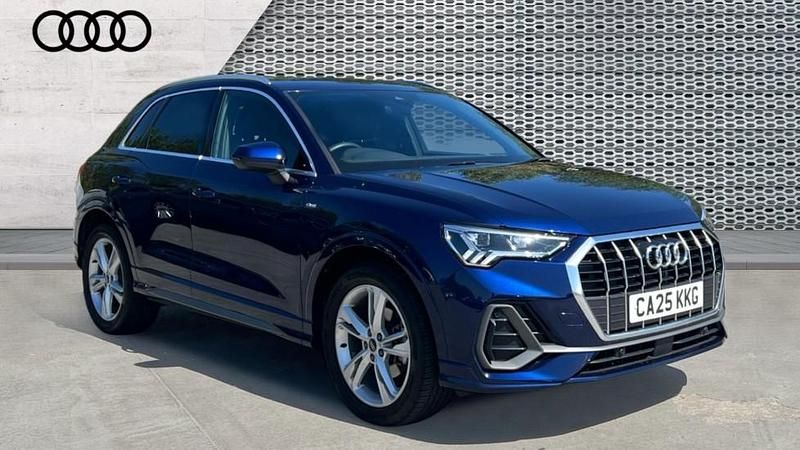 Begagnad Audi Q3 S-Line 150 HK (110 kW) 2025 Blå SUV