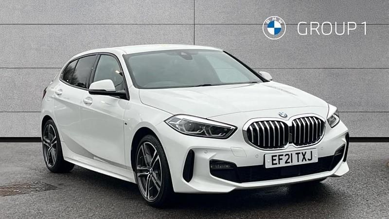 White Used 2021 BMW 118 M Sport Hatchback | £18,475 (Fair price) - Image 1/4