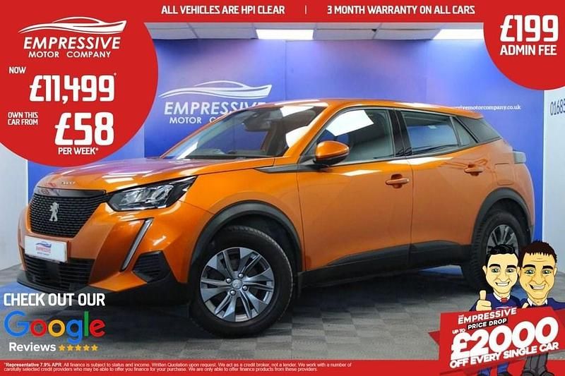 Orange Used 2021 Peugeot 2008 Active Premium SUV | £11,499 (Fair price) - Image 1/4