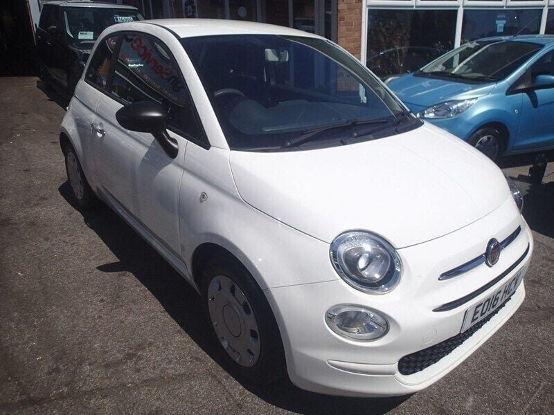 White Used 2016 Fiat 500 Pop Hatchback | £5,295 (Fair price) - Image 1/4