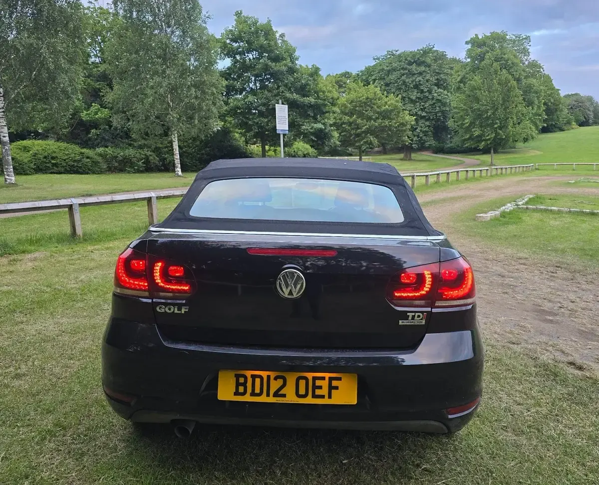Used VW Golf Cabriolet S 2012 Black Cabriolet