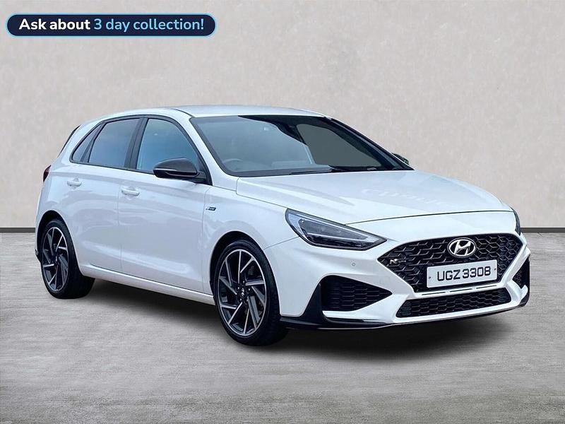 White Used 2021 Hyundai i30 N Line Hatchback | £14,795 (Fair price) - Image 1/4