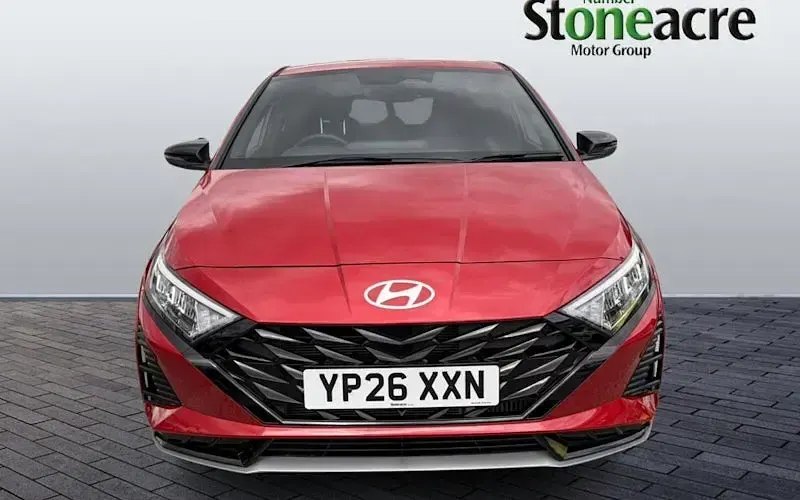 Used Hyundai i20 Blackline 90 HP (66 kW) 2026 Red Hatchback