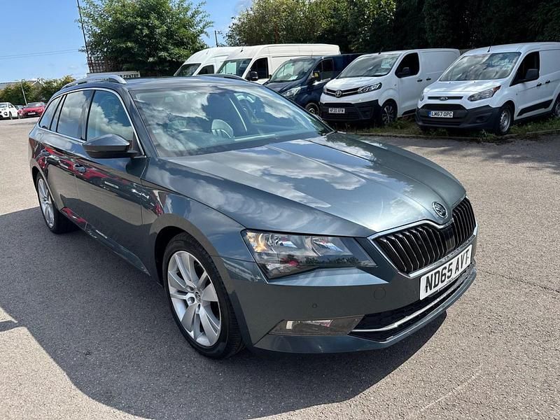 Grey Used 2015 Skoda Superb Business Line Estate | £8,699 (Expensive) - Image 1/4