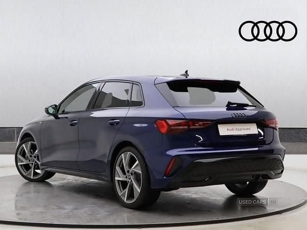 New Audi A3 Black Edition 2025 Blue Hatchback