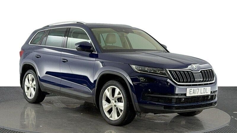 Blue Used 2017 Skoda Kodiaq SUV | £17,920 (Fair price) - Image 1/4