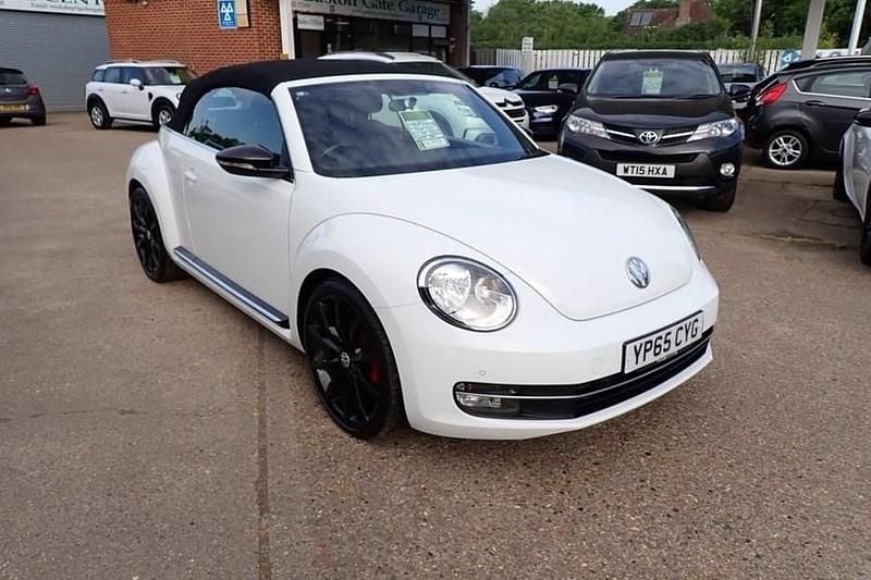 White Used 2015 VW Beetle Sport Cabriolet | £14,990 (Fair price) - Image 1/1
