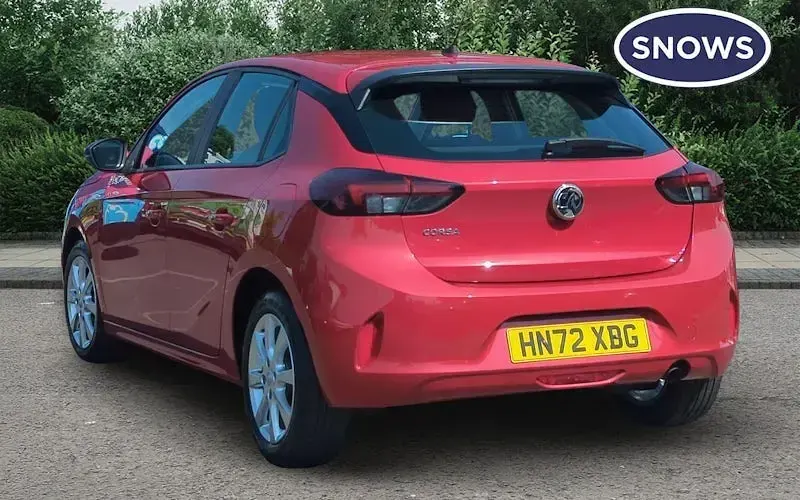 Used Vauxhall Corsa Design Edition 75 HP (55 kW) 2022 Red Hatchback