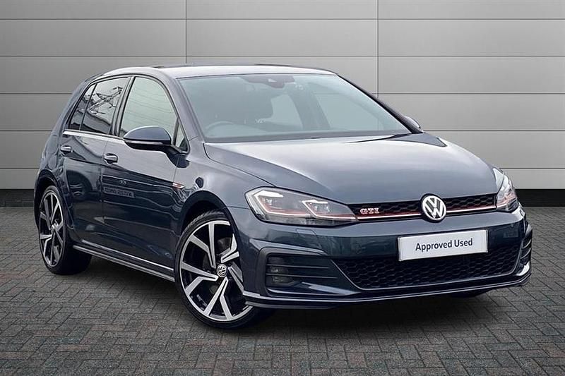 Used VW Golf VII GTI 245 HP (180 kW) 2019 Blue Hatchback