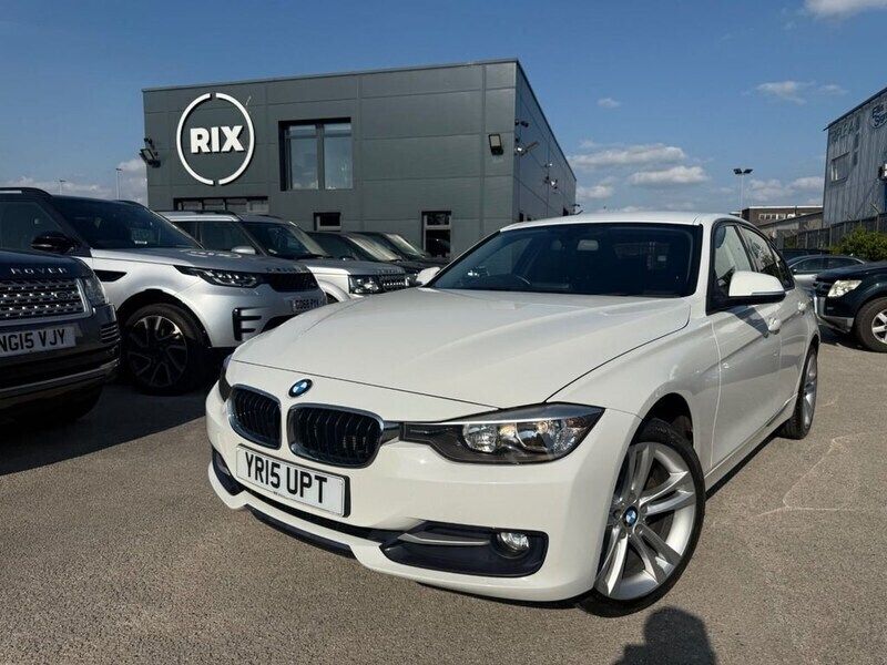 White Used 2015 BMW 320 Sport Line Sedan | £9,250 (Good price) - Image 1/4